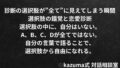 診断の選択肢が”全て”に見えてしまう瞬間｜選択肢の錯覚と恋愛診断
